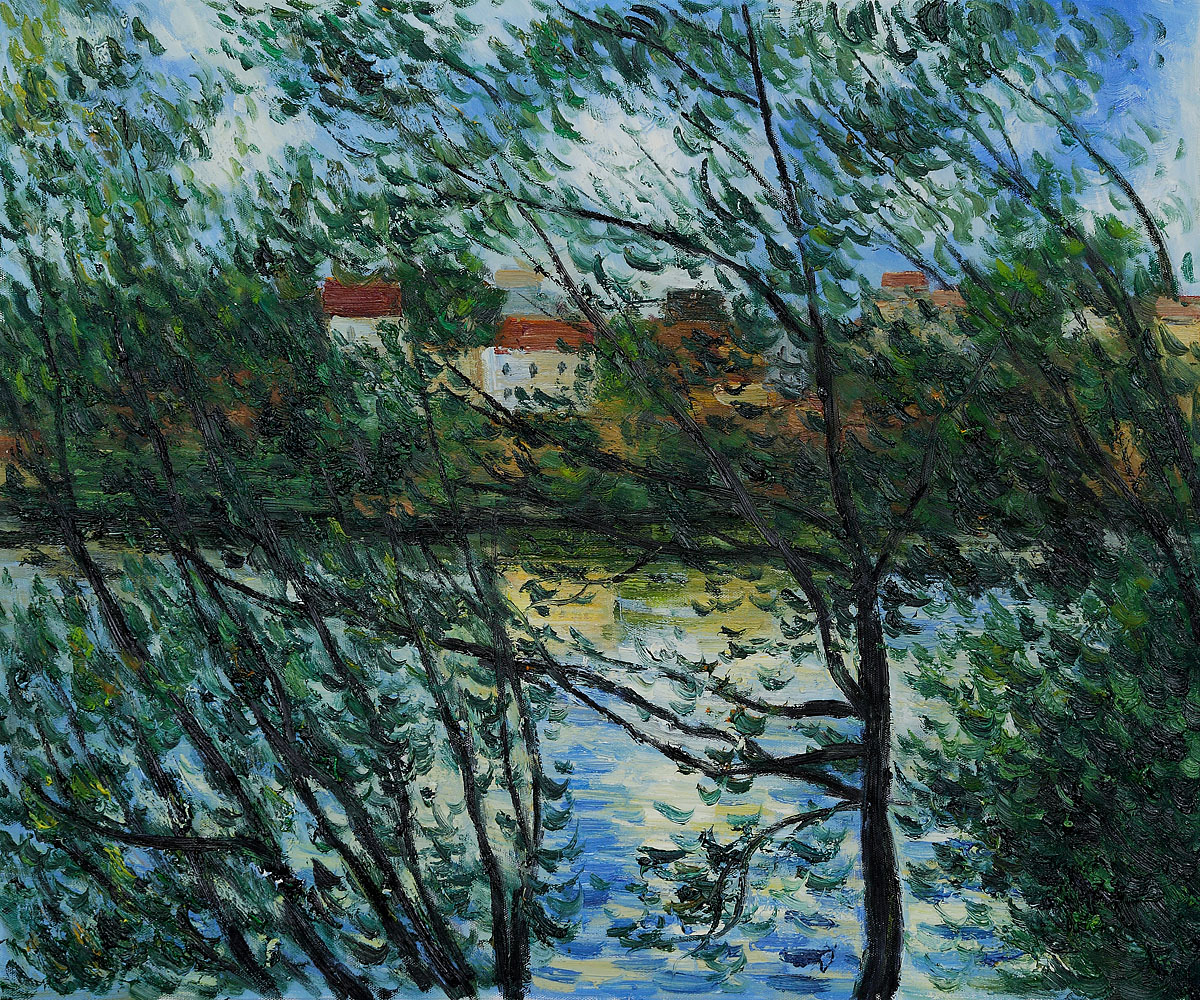 Springtime Through the Branches by Claude Monet